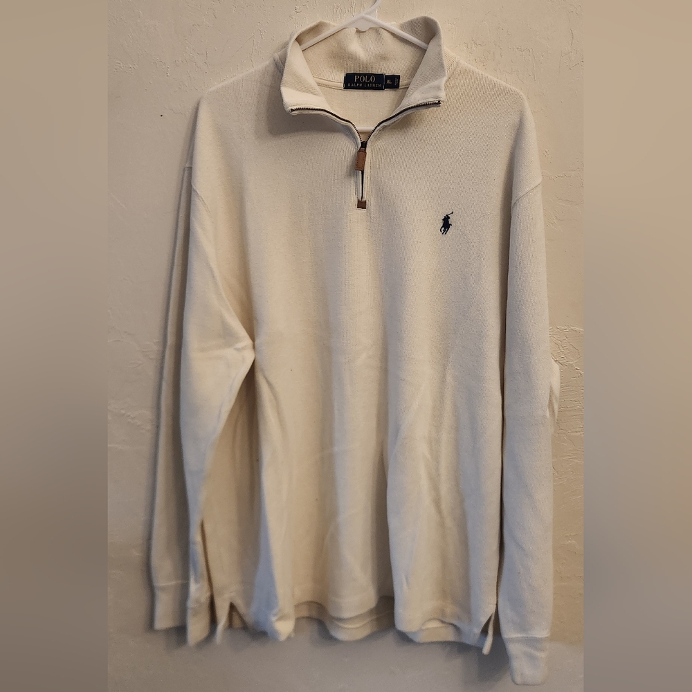 Ralph Lauren Cream Polo Pullover